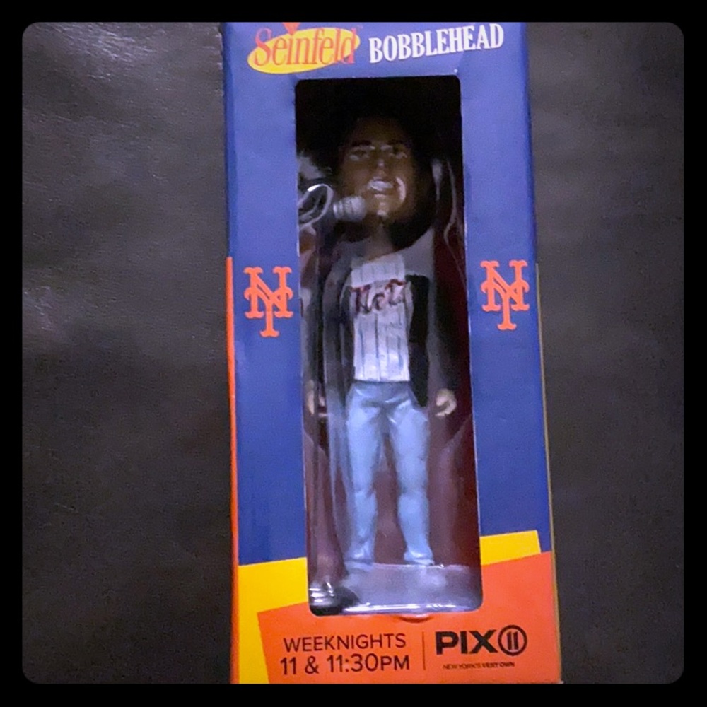 Jerry Seinfeld bobblehead Mets 2019 Citi Field